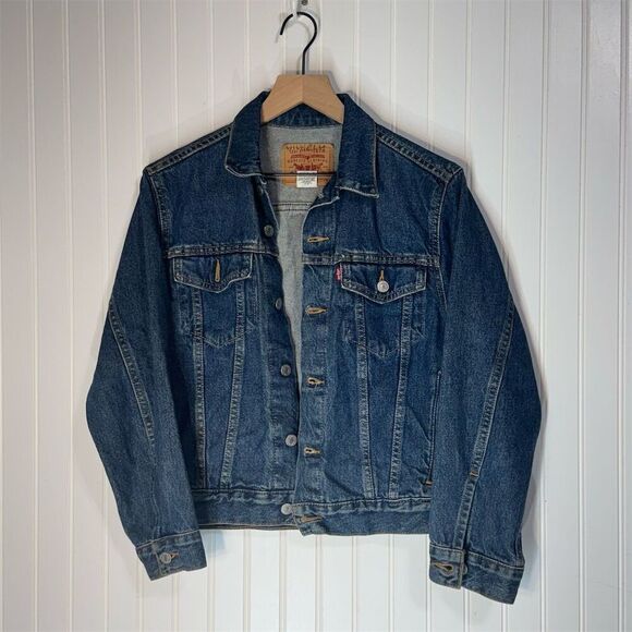 Vintage Levi’s Trucker Jean Jacket 57511 Men’s Medium Mexico 100% Cotton - Picture 2 of 10